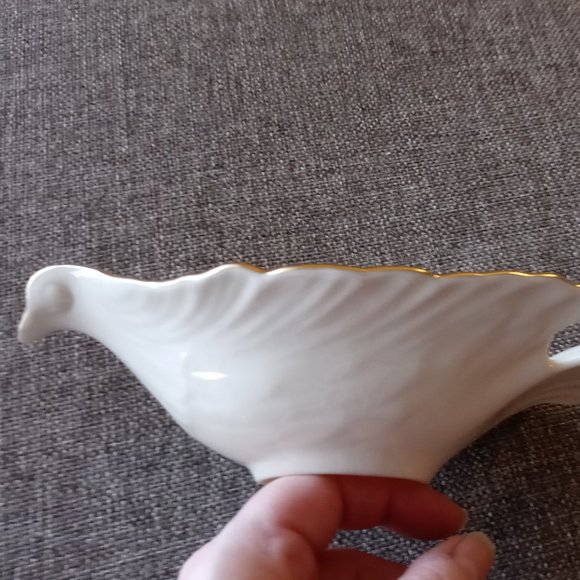 Lenox Holiday Bird/Dove Nut Candy dish Gold Edge Made in USA - Picture 5 of 7